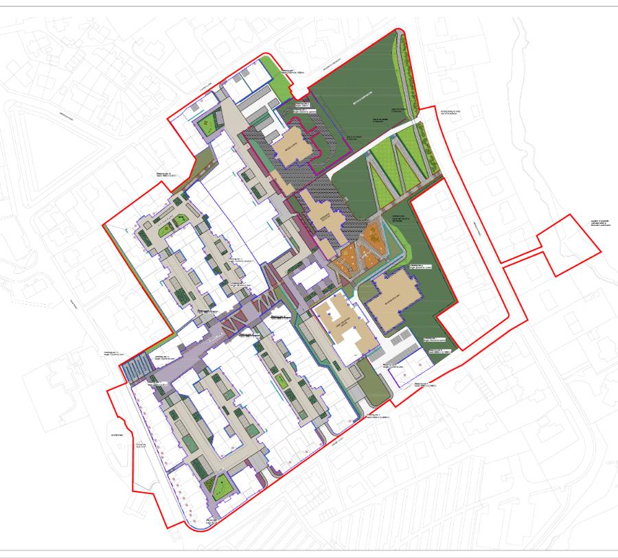 Landscape layout plan