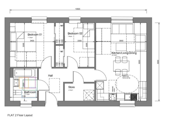 Flat 2 · Apt-1
