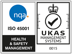 ISO 45001 health and safety management, NQA, UKAS accredited